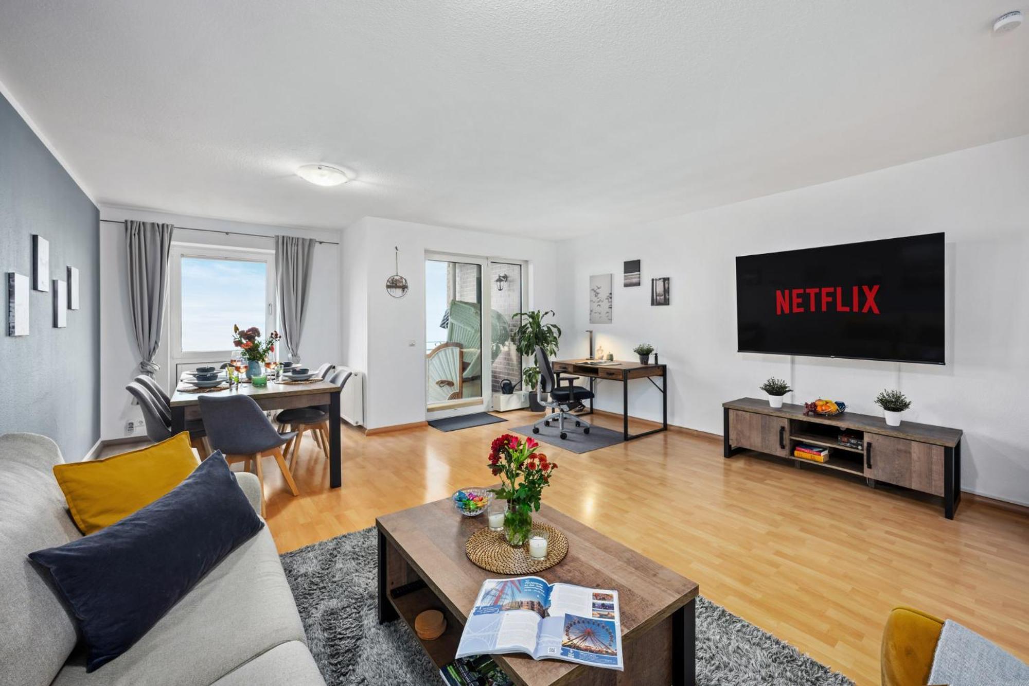 Strand-Apartment, Strandkorb, Meeresrauschen, Parkplatz Wilhelmshaven Esterno foto
