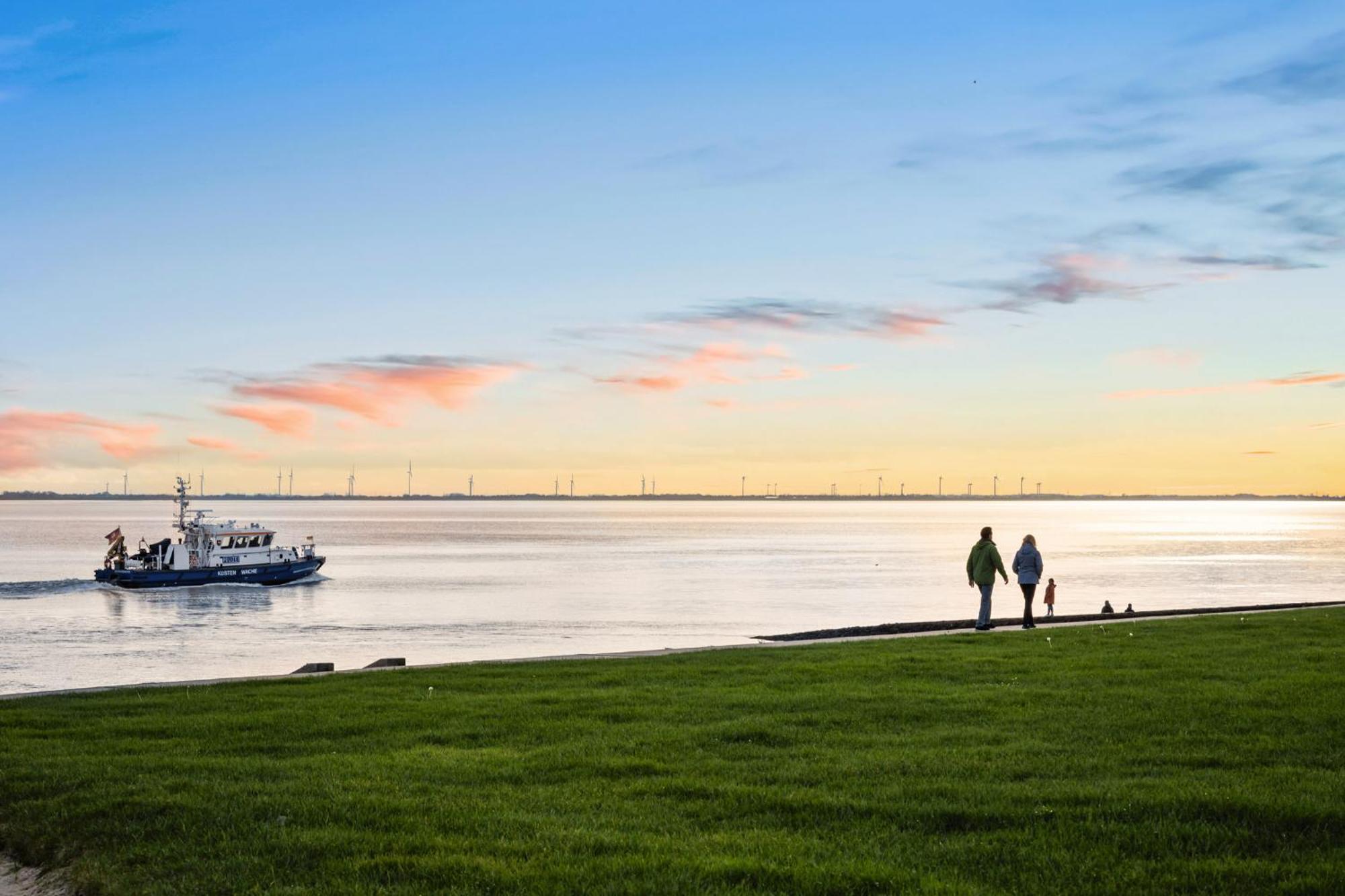 Strand-Apartment, Strandkorb, Meeresrauschen, Parkplatz Wilhelmshaven Esterno foto