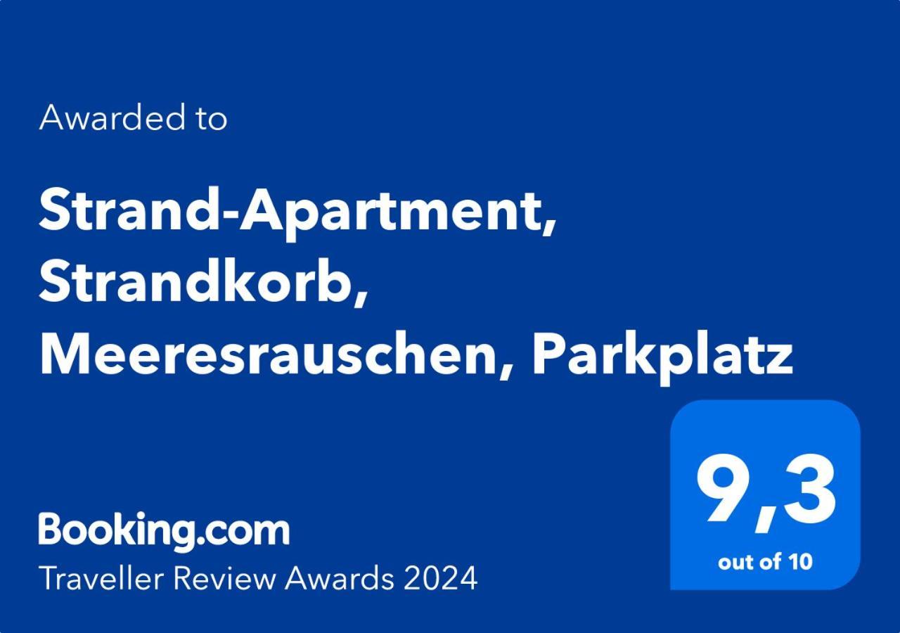 Strand-Apartment, Strandkorb, Meeresrauschen, Parkplatz Wilhelmshaven Esterno foto