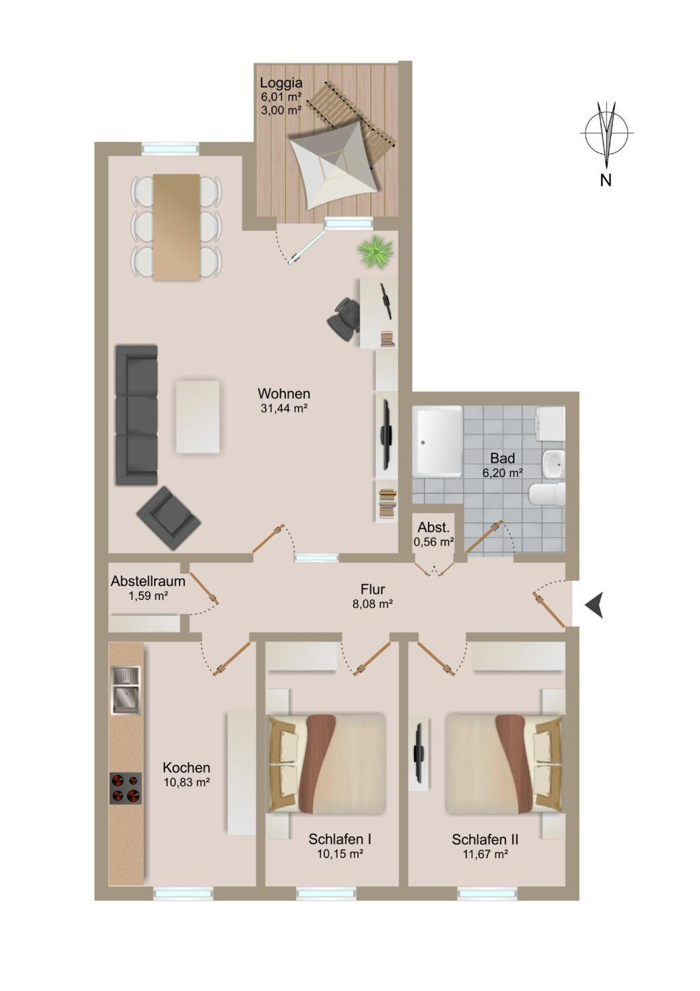 Strand-Apartment, Strandkorb, Meeresrauschen, Parkplatz Wilhelmshaven Esterno foto